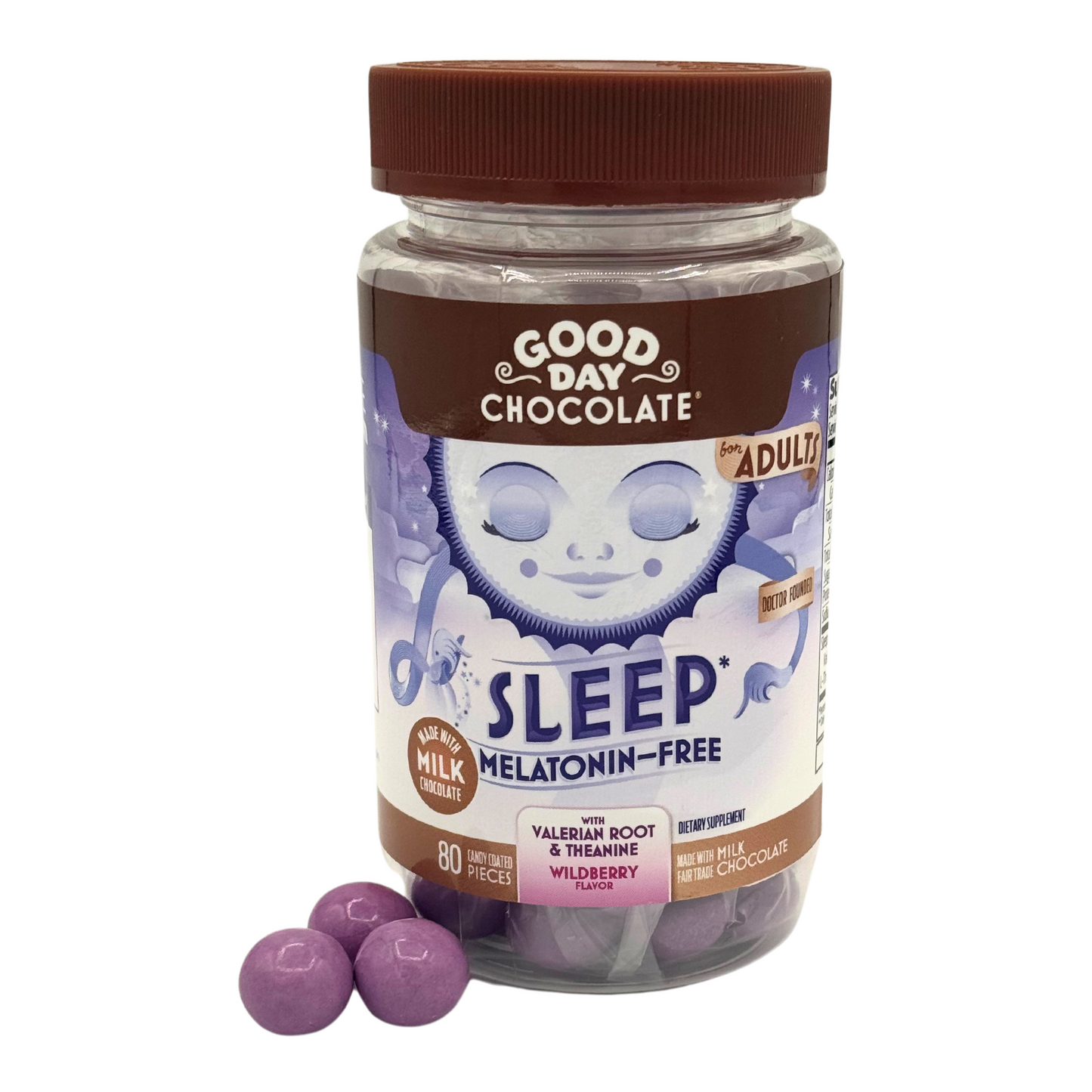 Adult Sleep with Valerian Root Chocolate Supplement