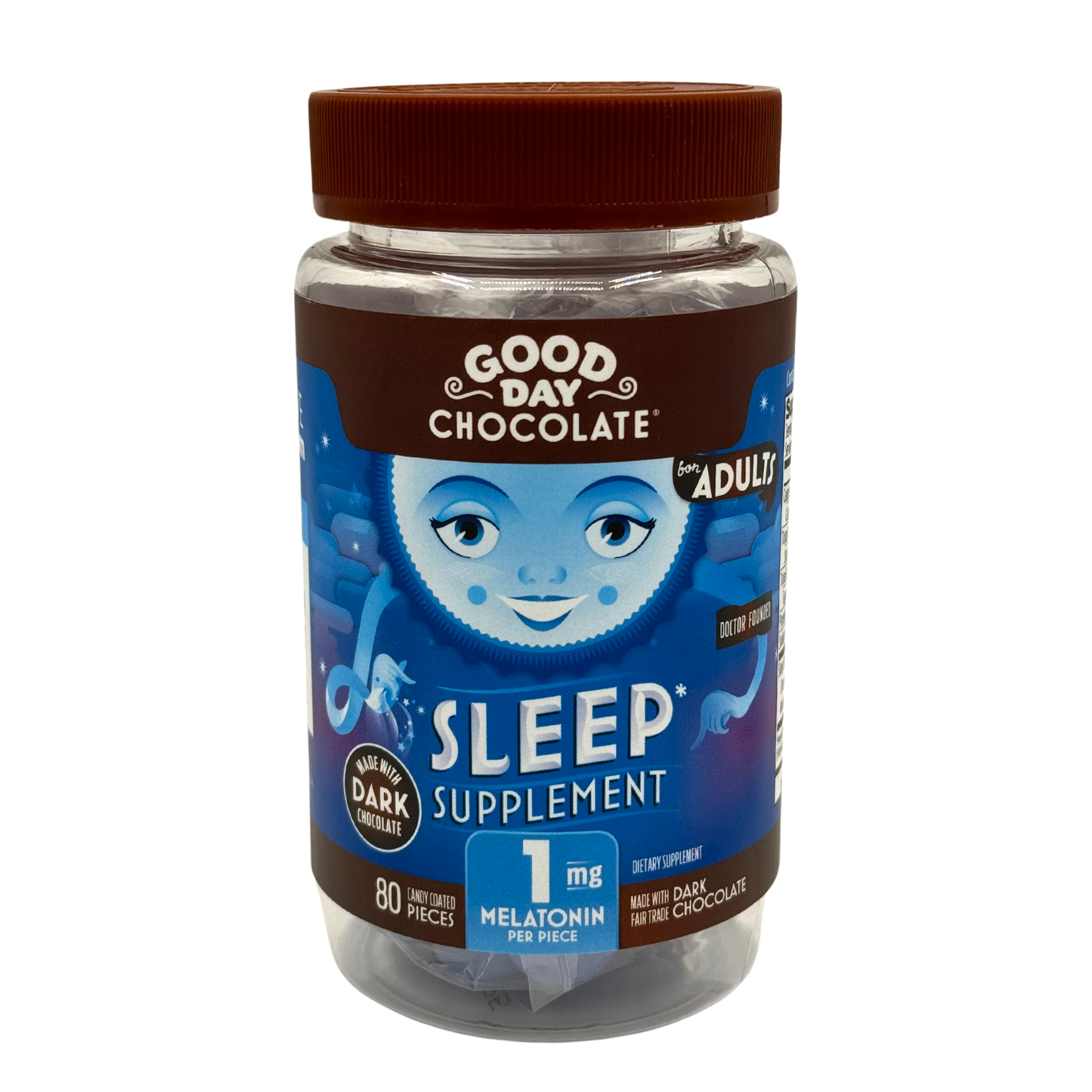 Adult Sleep with Melatonin Chocolate Supplement