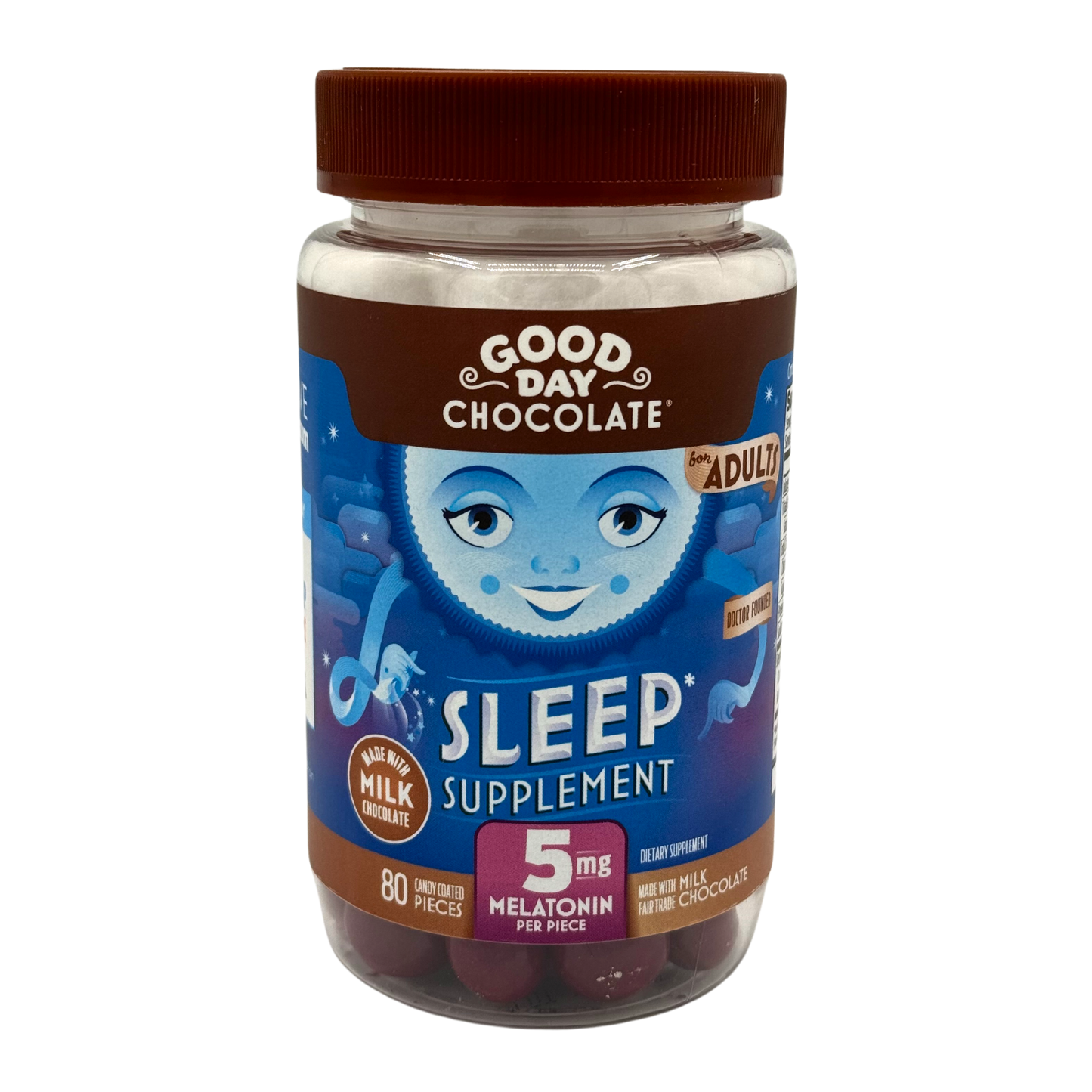 Adult Sleep with Melatonin Chocolate Supplement