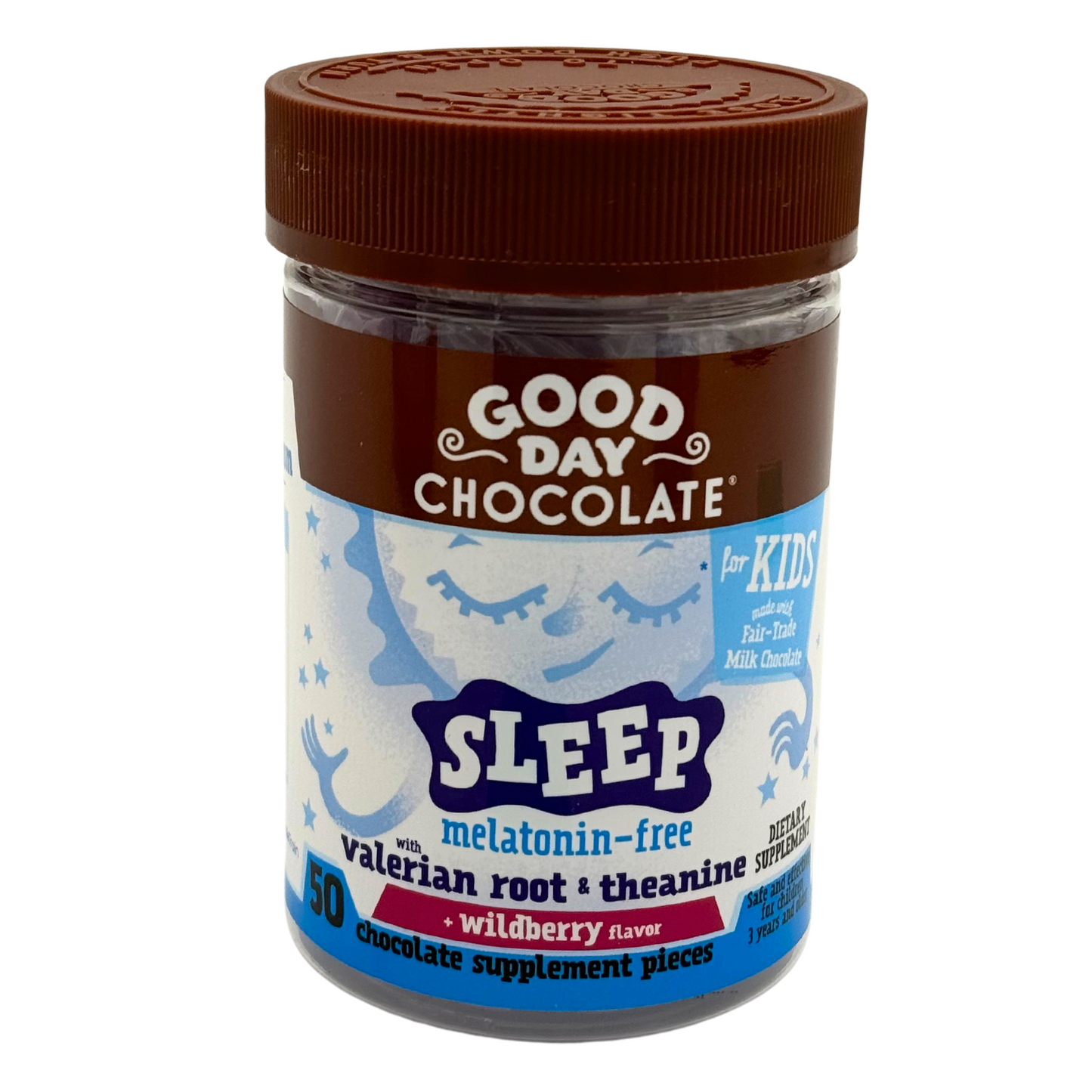 Kids Sleep with Valerian Root Chocolate Supplement